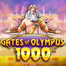 Gates of Olympus 1000 online game logo by Pragmatic Play on betnationcasino.org